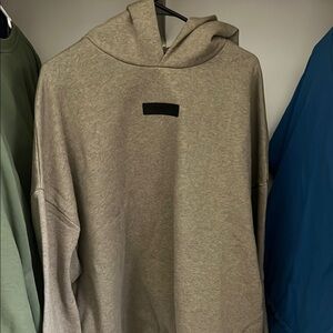 Gray Hoodie-Style Sweatshirt